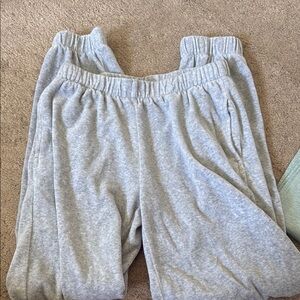 Brandy Melville John Galt Gray Jogger Sweatpants